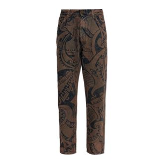 Vivienne Westwood Ranch Jeans - Heren - Jeans - Bruin - Maat: M Katoen