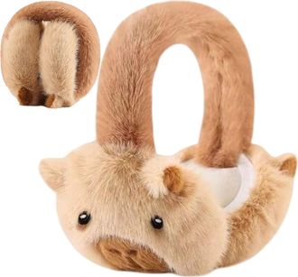 Generic Kids Capybara Ear Muffs, Winter Warm Foldable Plush Earmuffs For Boys & Girls, Cute Capybara Stuffed Ear Warmer For School Outdoor Children & Adults
