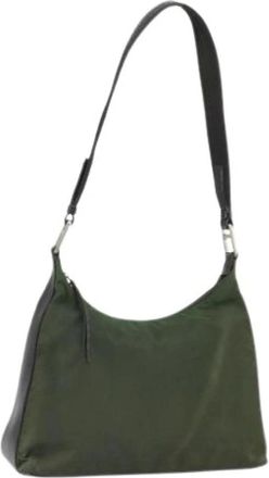 Prada Pre-owned Shoulder Bags, female, Green, Size: ONE SIZE Pre-owned Vintage Shoulder Bag