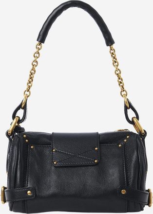 Chlo&eacute; Womens Small Paddington Leather Bag Black Shoulder