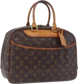 Louis Vuitton Pre-owned Vintage Monogram Hand Bag - Dames - Vintage Handtas - Bruin - ONE Size - Leer - Vintage