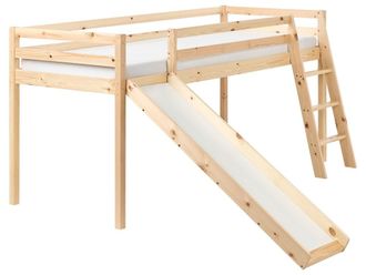 Beliani Litera de madera marr&oacute;n 90x200