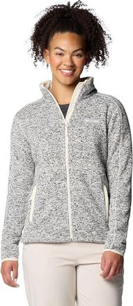 Columbia Sweater Weathertm Full Zip II Womens Clothing Chalk Heather : 2XL, Nylon