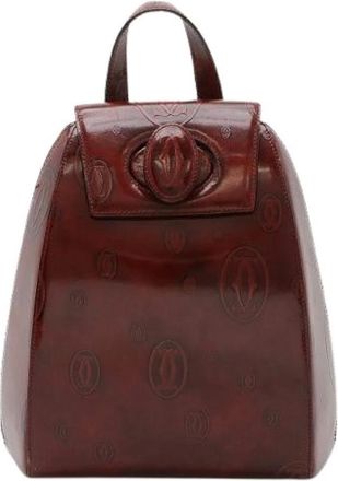 Cartier Pre-owned Backpacks, female, Red, Size: ONE SIZE Pre-owned Vintage Backpack
