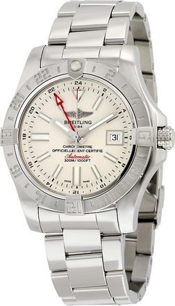 Breitling Pre-owned Breitling Avenger II GMT Automatic Chronometer Silver Dial Mens Watch A3239011-G778-170A