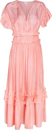 Guadalupe Design Womens Alba Dress In Coral