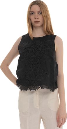 Max Mara Top Efeso Nero Max Mara Studio Donna