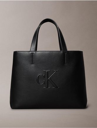 Calvin Klein Jeans Calvin Klein Womens Sculpted Impression Mini Tote Bag - Black - OS