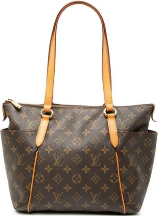 Louis Vuitton Brown Pvc Leather Shoulder Bag Tote Bag (Pre-Owned)