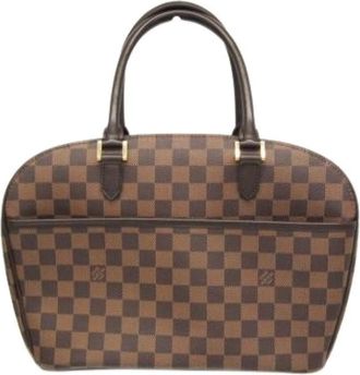 Louis Vuitton Pre-owned Canvas Handtas - Dames - Vintage Handtas - Bruin - ONE Size - Vintage
