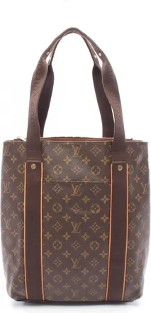 Louis Vuitton Brown Damier Canvas Coated Canvas Leather Handbag Tote Bag (Pre-Owned)