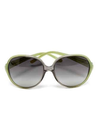 Kate Spade New York oversized-frame sunglasses - Green