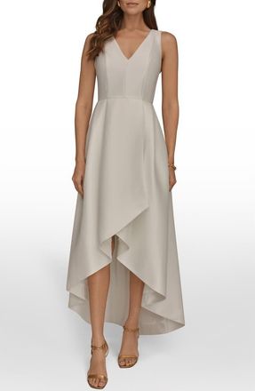 DKNY High Low Gown in Cream at Nordstrom, Size 10