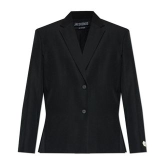 Jacquemus The Carr&eacute;e jacket - Dames - Blazers - Zwart - M - Katoen - Jassen