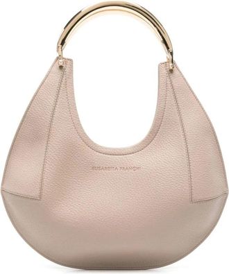 Elisabetta Franchi Stijlvolle Schoudertas voor Vrouwen - Dames - Schoudertassen - Beige - ONE Size - Tassen