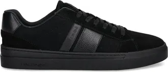 Baldinini suede lace-up sneakers - men - Calf Leather/Calf Suede/Calf Leather/Rubber - 41 - Black
