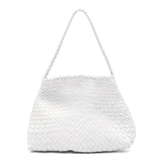 Dragon Diffusion Tassen, Dames, Wit, ONE Size, Leer, Santa Maria Mini S. Croce Bag