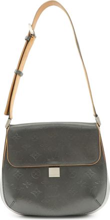 Louis Vuitton Mat Webster Street Monogram Vernis Black Leather Handbag (Pre-Owned)