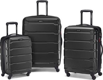 Samsonite Omni PC 3-Piece Set (20/24/28) Hardside Expandable Luggage with Spinner Wheels in Black at Nordstrom