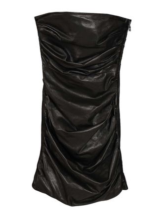 Ami Leather Mini Dress