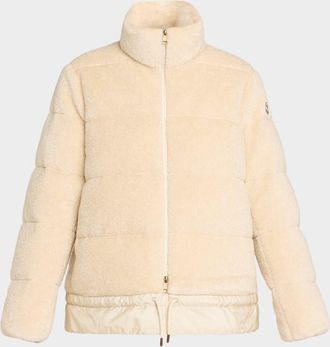 Moncler Cedra Teddy Short Down Jacket