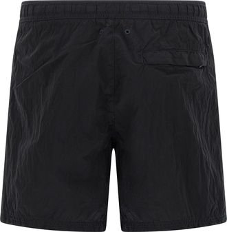 Stone Island ECONYL Regenerated Nylon Swim Shorts - Black
