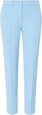 Liu Jo Cigarette Broek - Dames - Vrijetijds broeken - Blauw - M - Katoen - Broeken