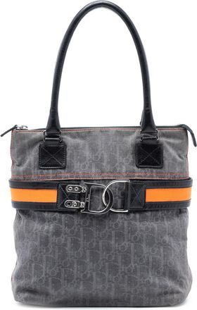 Dior Tweedehands Diorissimo Trotter Denim Vliegtuig Tote