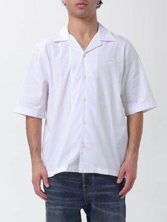 Diesel S-Mac Relaxed Fit Short-Sleeve Bowling Shirt in Cotton Poplin