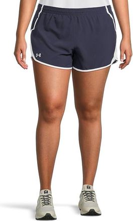 Under Armour Fly By Shorts Womens Shorts Midnight Navy/White/Reflective : LG (US 12-14), Polyester