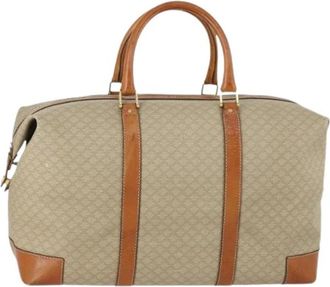 Celine Pre-owned Boston Bag - Dames - Vintage Weekendtas - Beige - ONE Size - Leer - Vintage