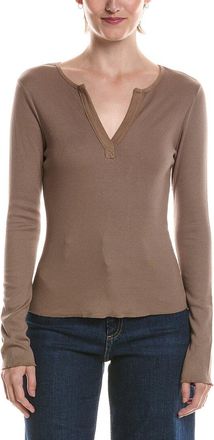 Michael Stars Salem Mixed Henley Top