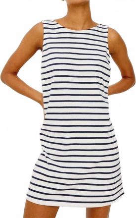 Rails Kaylee Mini Dress In Ivory Navy Stripe