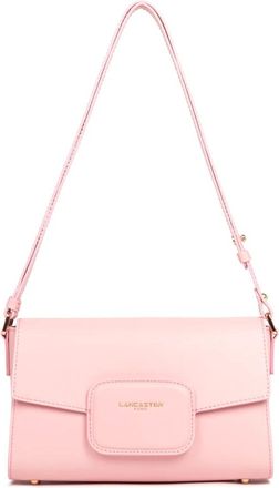 Lancaster Magnetische Flap Crossbody Tas Paris PAD - Dames - Schoudertassen - Roze - ONE Size - Leer - Tassen