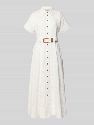 Forever New Hemdblusenkleid mit G&uuml;rtel Modell valeria in Weiss, Gr&ouml;&szlig;e 32