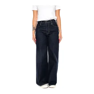 Levi's Dames, Jeans, Blauw, Maat: W25 L30 Katoen