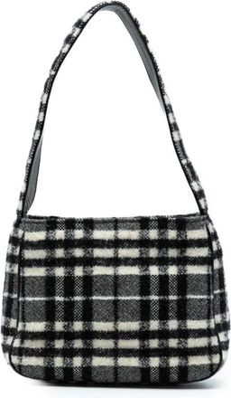 Burberry Borsa a spalla Pre-owned a quadri - - Pre-owned - Donna - Nero - ONE SIZE
