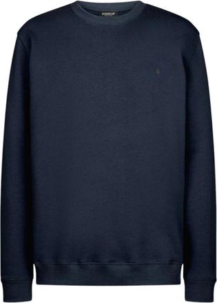 Dondup Regular-fit Sweatshirt met Ronde Hals - Heren - Sweatshirts - Zwart - S - Katoen - Hoodies & sweatvesten