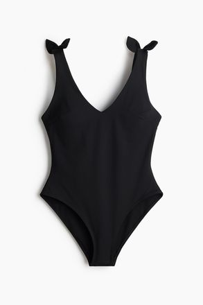 H&M Badeanzug mit wattierten Cups - Schwarz