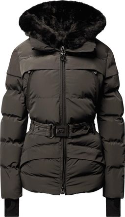 Wellensteyn Tivana 382 Funktionsjacke mit Webpelz in Anthrazit, Gr&ouml;&szlig;e L