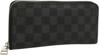 Louis Vuitton Pre-owned Wallets, male, Gray, Size: ONE SIZE Pre-owned Zippy wallet vertical