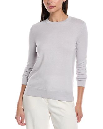 Lafayette 148 New York Lurex Tipping Cashmere-Blend Sweater