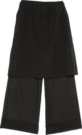 Viktoria Chan Cilla Layered Button-detail Trousers