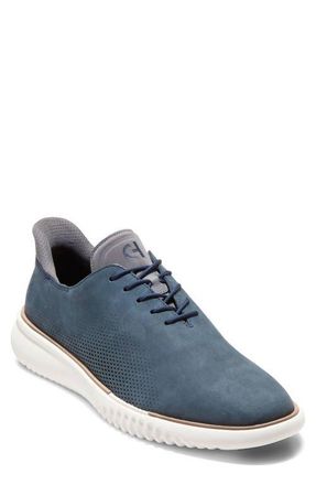 Cole Haan 2.ZER&Oslash;GRAND EVO Laser Quick On Derby in Navy Blazer Nubuck/castlerock at Nordstrom, Size 11.5