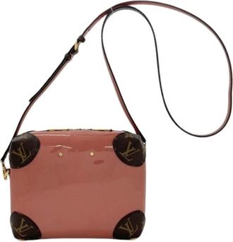 Louis Vuitton Pre-owned Cross Body Bags, female, Pink, Size: ONE SIZE Pre-owned Vernis Monogram Shoulder Bag
