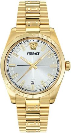 Versace Millenyium Bracelet Watch, 40mm in Ip Yellow Gold at Nordstrom