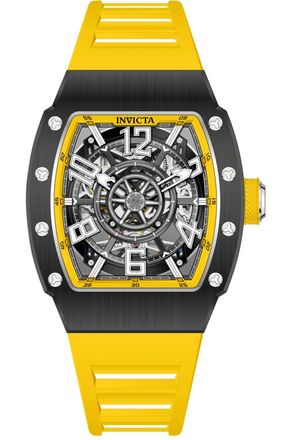 Invicta S1 Rally 69516 Heren Horloge - Automatisch Uurwerk - Carbon Fiber met zwarte Wijzerplaat - 43mm