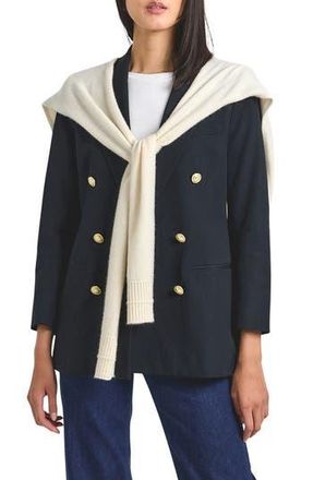 Derek Lam The Cotton & Wool Shrug in Chalk at Nordstrom Rack