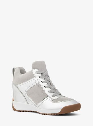 Michael Kors Nikko S2 Metallic Wedge Trainer