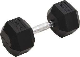 vidaXL Mancuerna Hierro Fundido 25 Kg Vidaxl